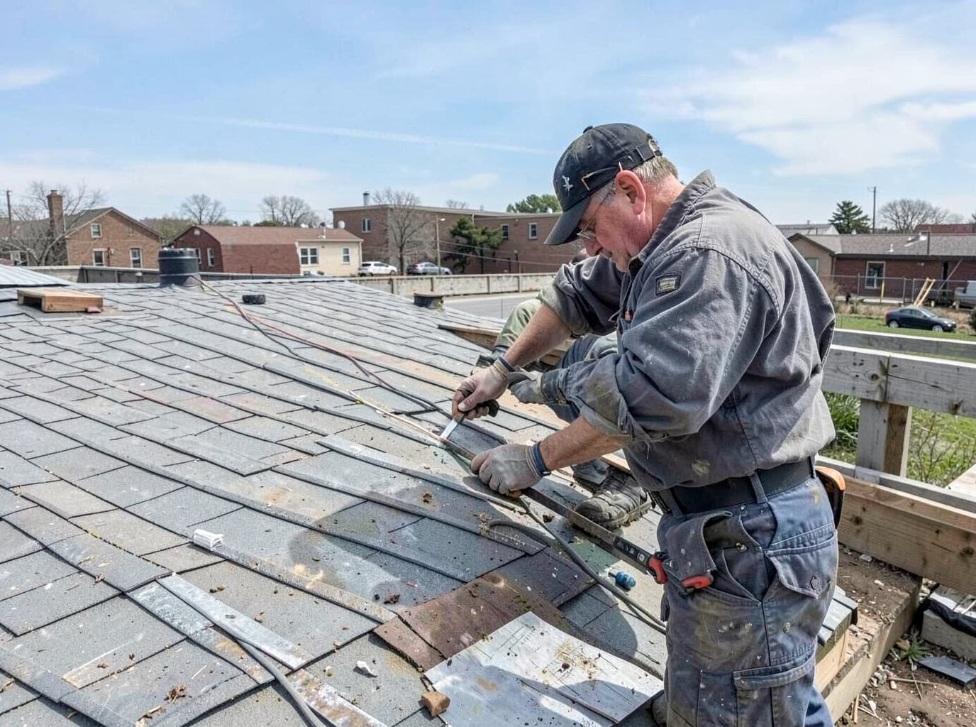 roofing contractor in Central Davenport, IA